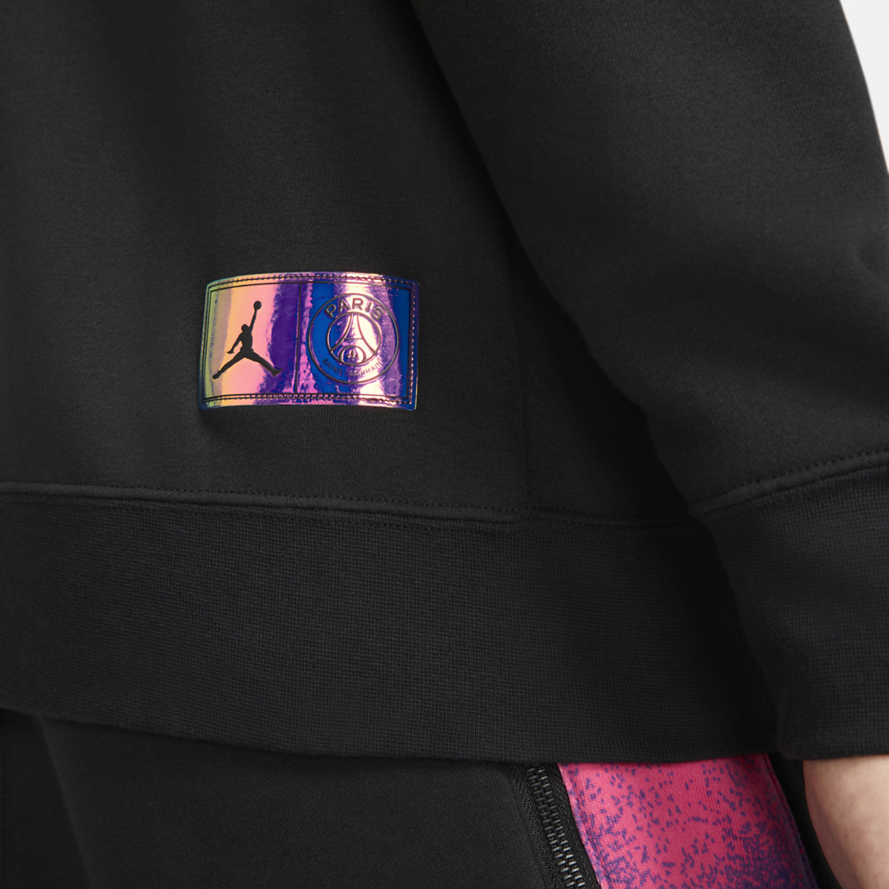 Jordan PSG Fleece Hoodie Image 4 of 5. Tap to open photo gallery.