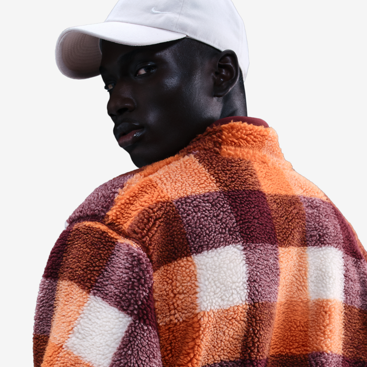 Nike Club Seasonal Winterized All Over Print Half-Zip Image 2 of 4. Tap to open photo gallery.