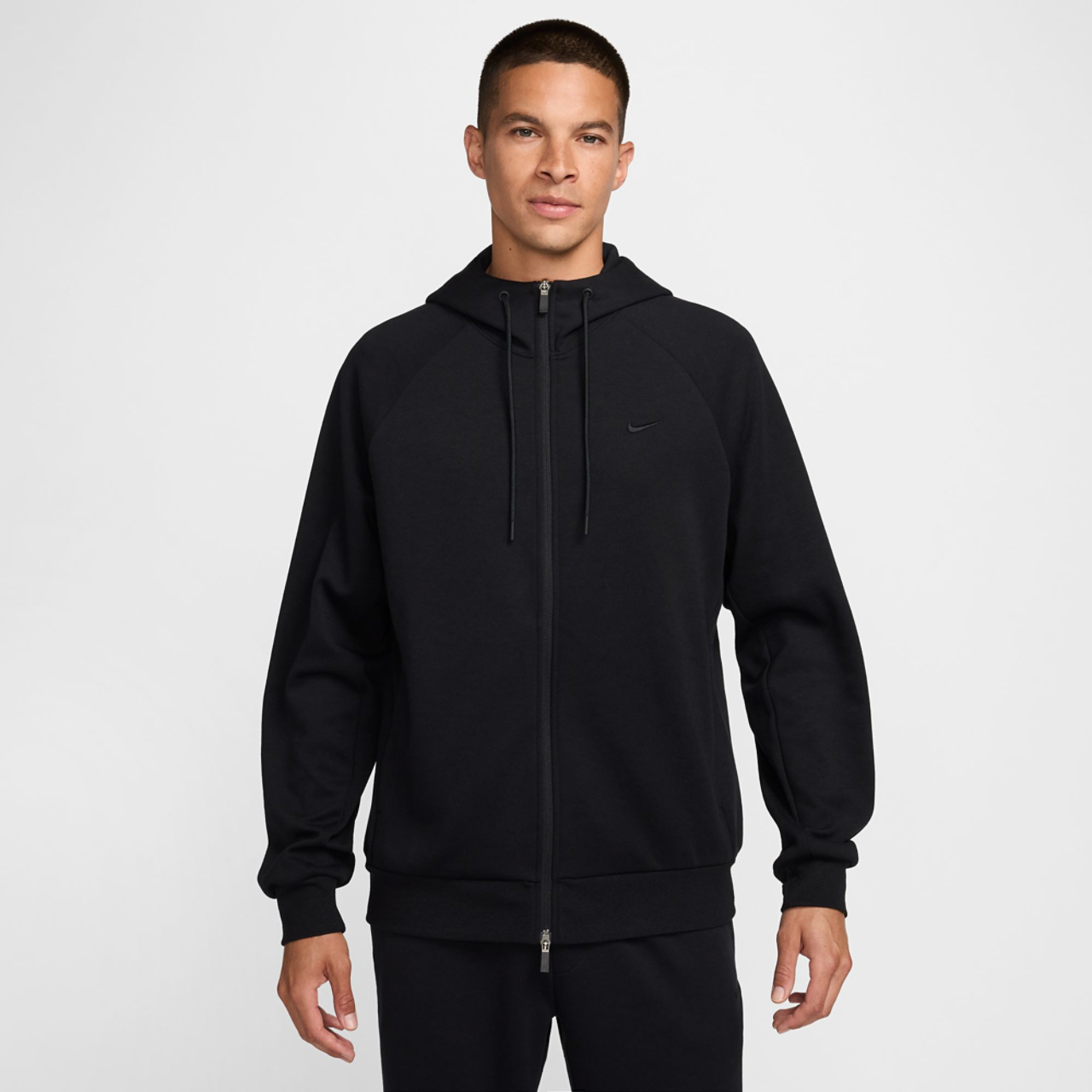 Nike Dri-FIT UV Primary Full-Zip Hoodie Image 1 of 2. Tap to open photo gallery.