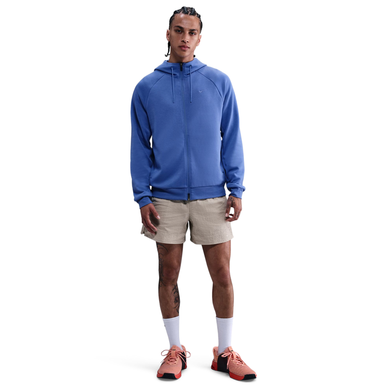Nike Dri-FIT UV Primary Full-Zip Hoodie Image 1 of 2. Tap to open photo gallery.