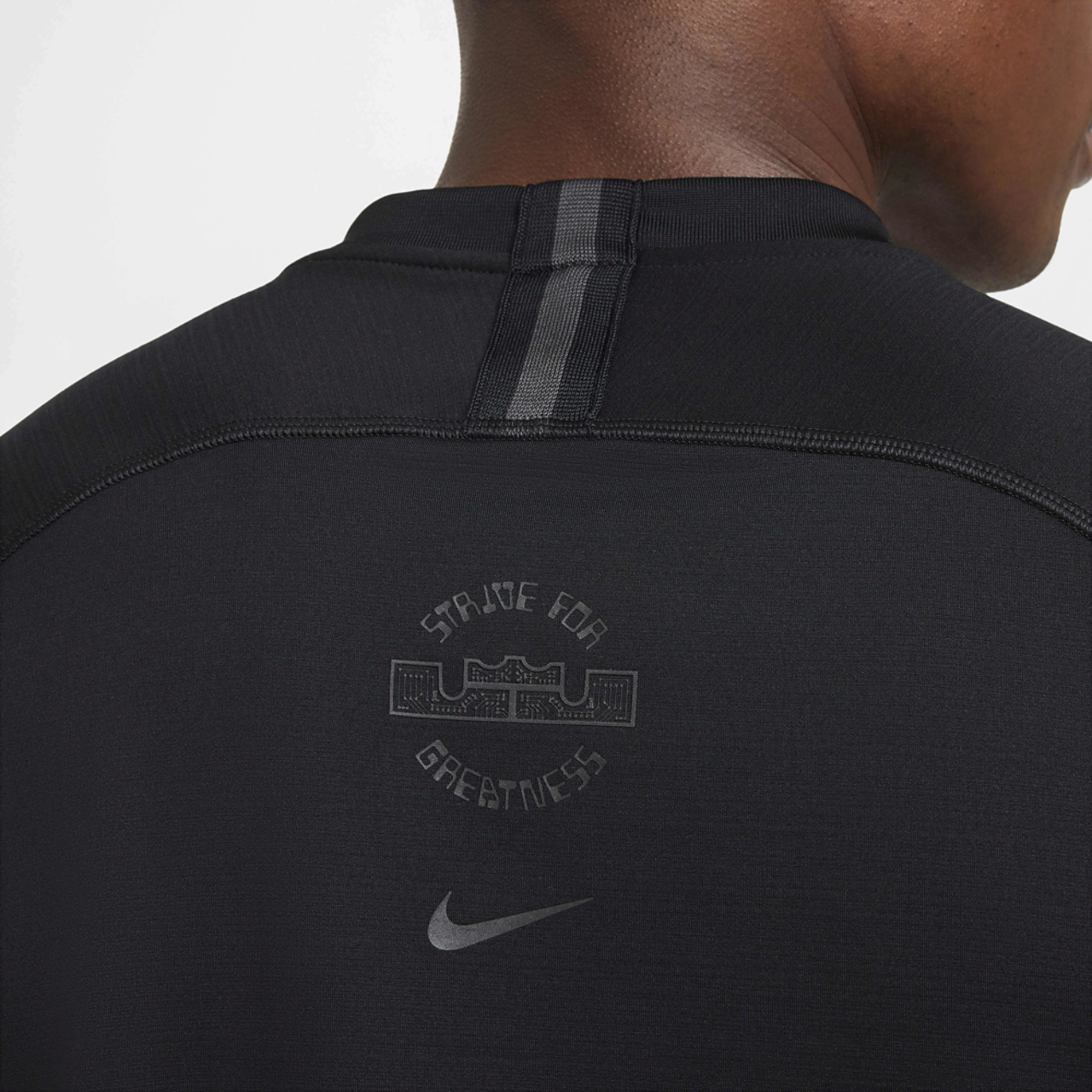 Nike LeBron James Warm DNA Half-Zip Image 3 of 3. Tap to open photo gallery.
