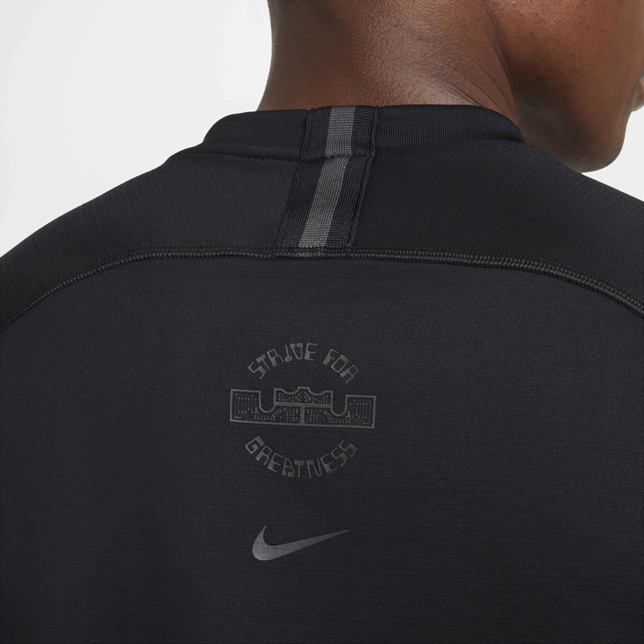 Nike LeBron James Warm DNA Half-Zip Image 3 of 3. Tap to open photo gallery.