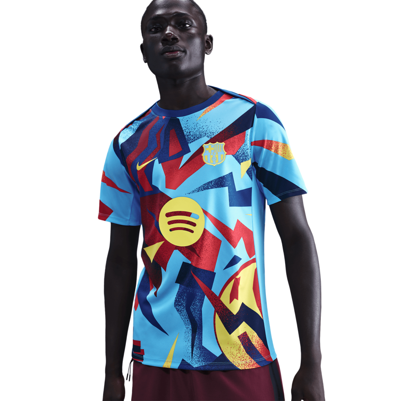Nike FC Barcelona Academy Pro Dri-FIT SS Jersey Image 1 of 5. Tap to open photo gallery.