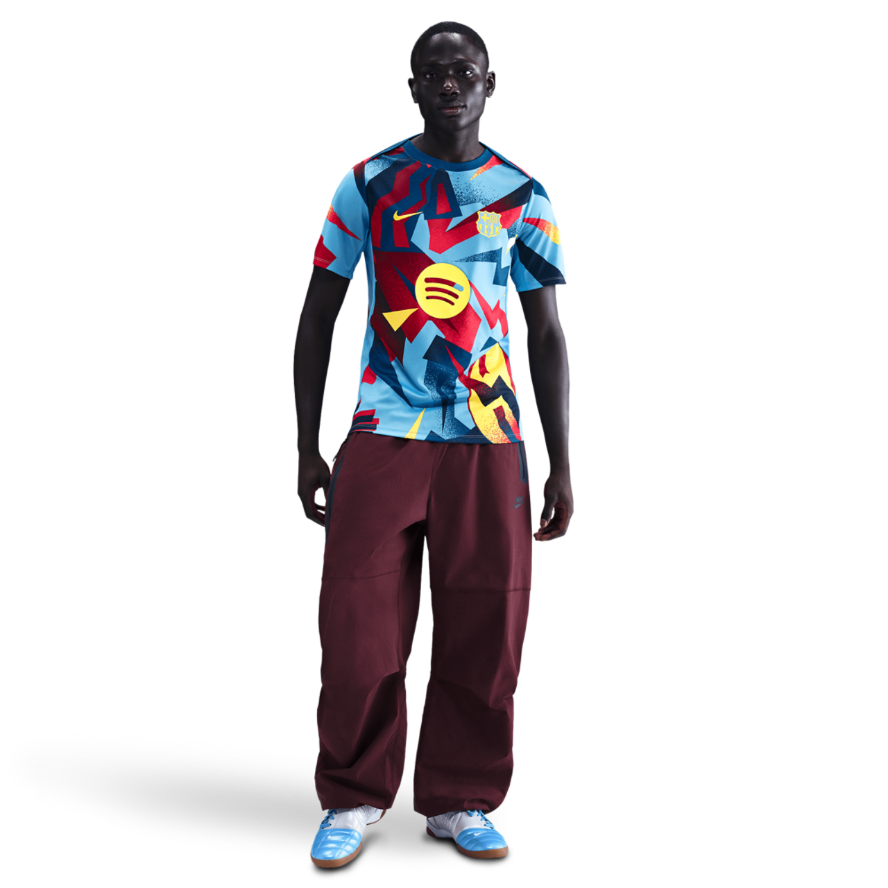 Nike FC Barcelona Academy Pro Dri-FIT SS Jersey Image 4 of 5. Tap to open photo gallery.