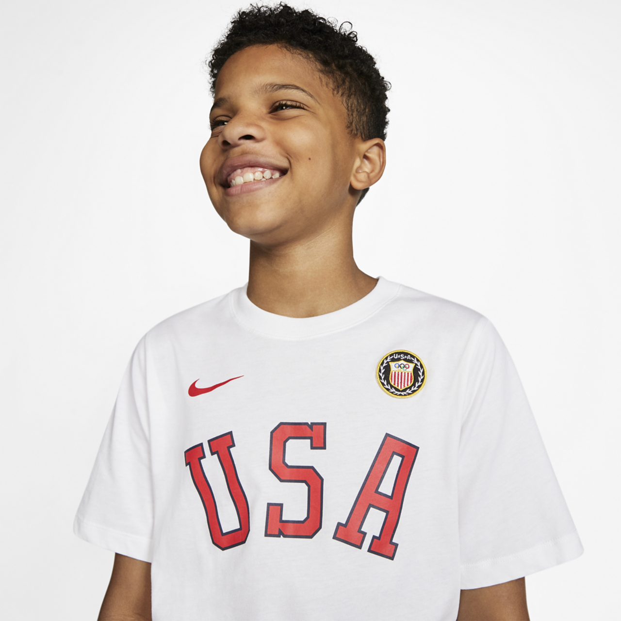 Nike Olympic Tokyo20 Eagle T-Shirt Image 3 of 4. Tap to open photo gallery.