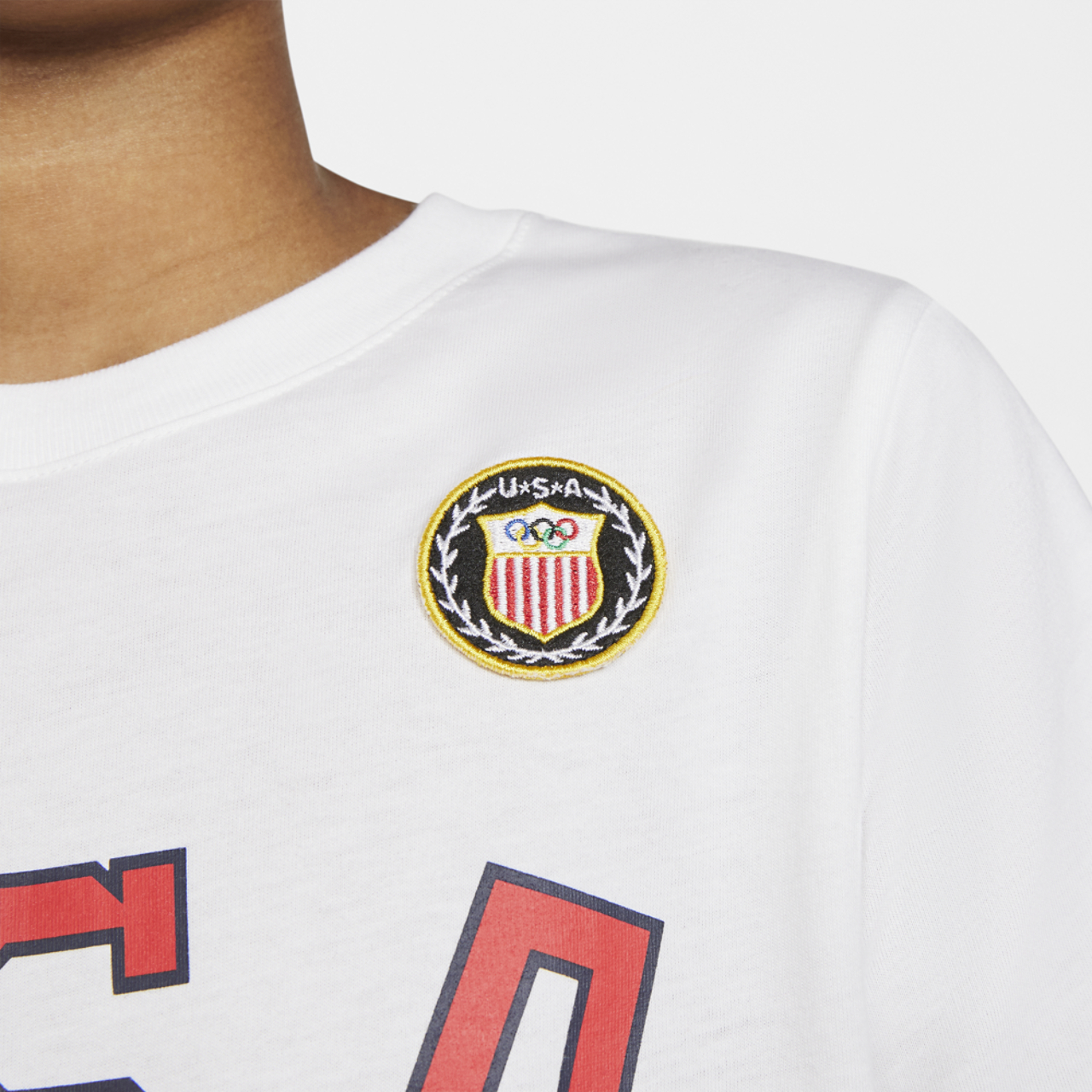 Nike Olympic Tokyo20 Eagle T-Shirt Image 4 of 4. Tap to open photo gallery.