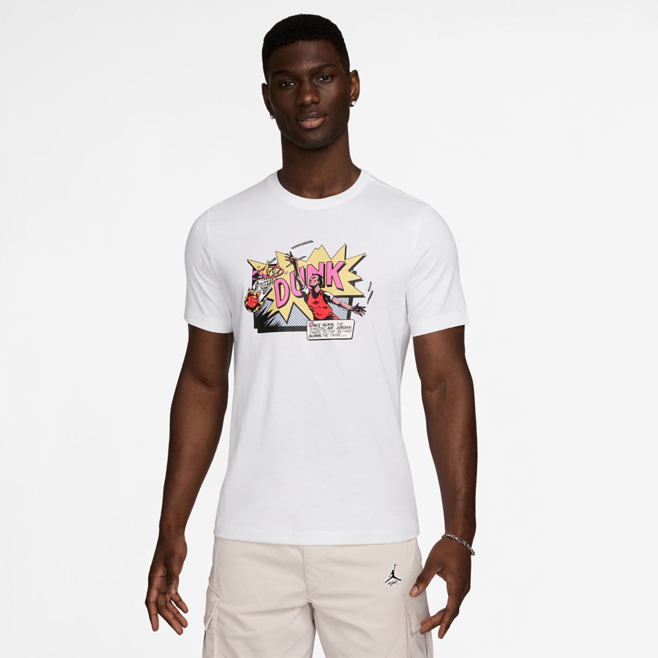 Jordan Brand Dunk Short Sleeve Crew Image 1 of 2. Tap to open photo gallery.