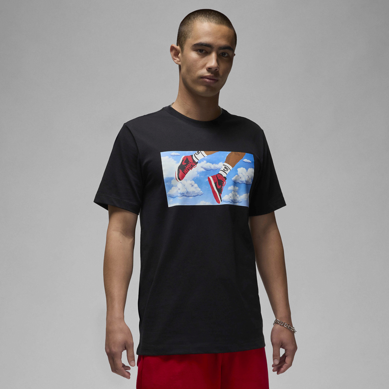 Jordan Flight Essential Short Sleeve Crew Image 1 of 2. Tap to open photo gallery.