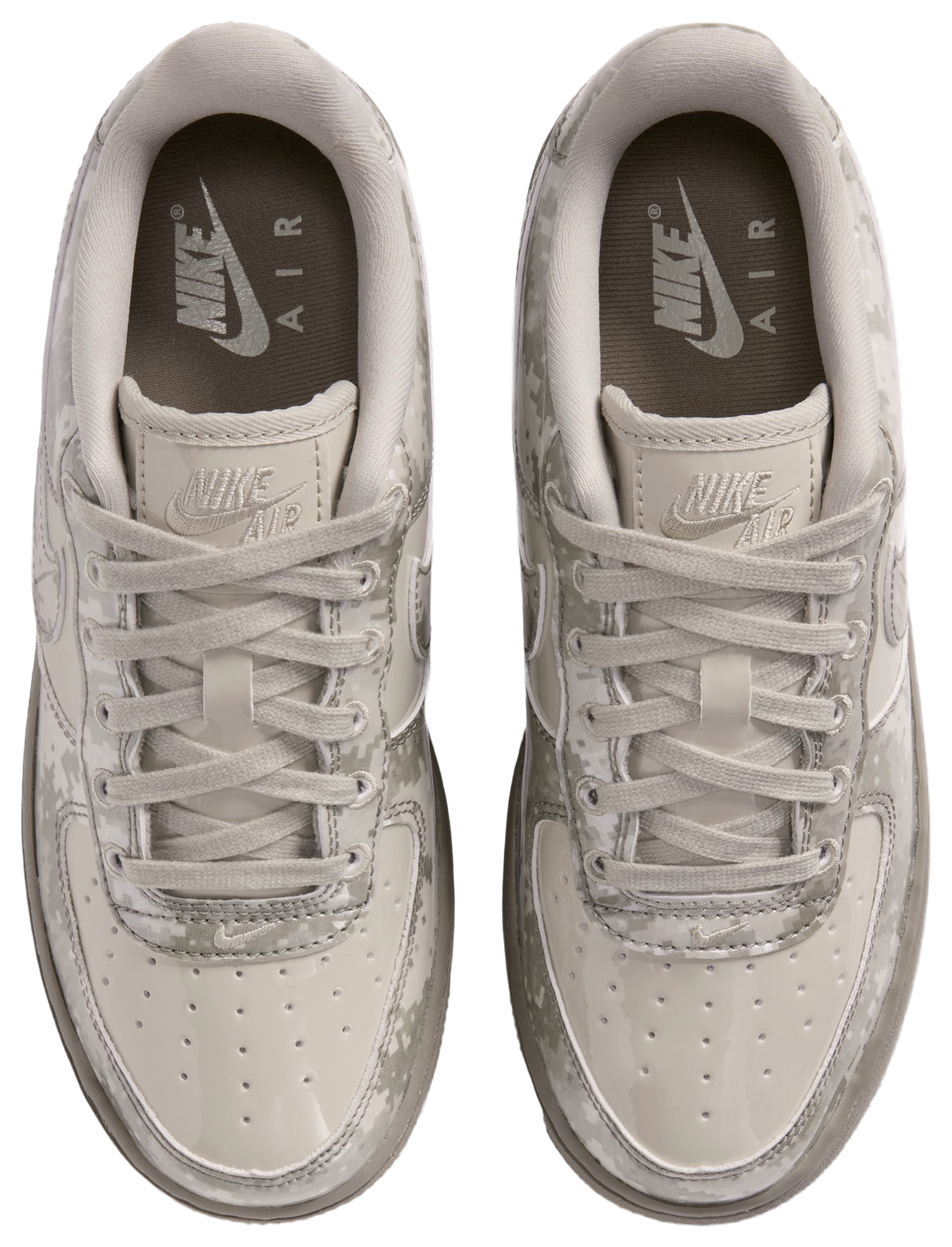 Nike Air Force 1 Low 童款 - Green/Lt Army/Dark Grey - Image 4