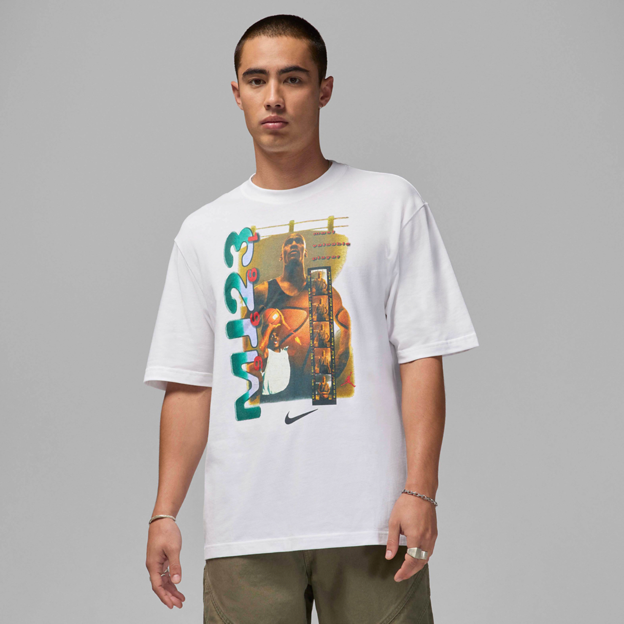Jordan Brand MJ 23 Short Sleeve Crew Image 2 of 4. Tap to open photo gallery.