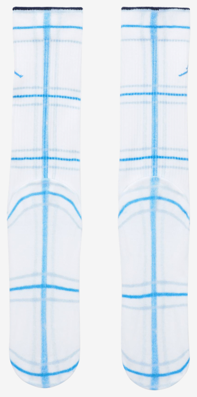 Jordan All Out Print Crew Socks 1 Pack Image 3 of 4. Tap to open photo gallery.