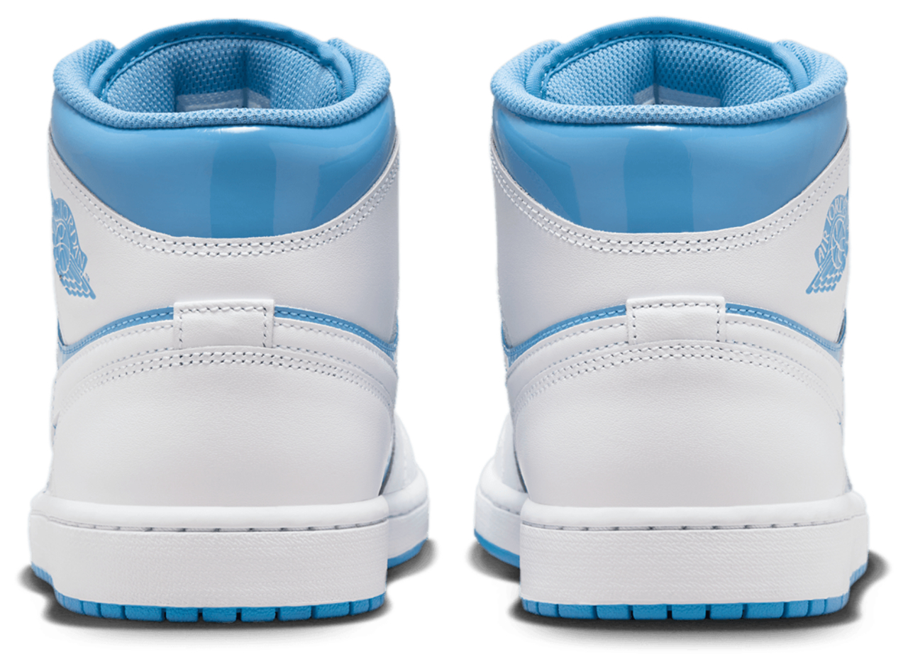 AIR JORDAN 1 MID SE ホワイト/ブルー 27.5 Nike Air Jordan 1 Mid SE White Ice Blue Men AJ1 Casual