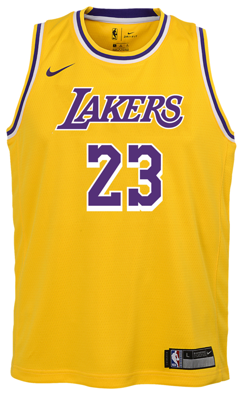 Nike Lakers Swingman Jersey Image 2 of 4. Tap to open photo gallery.