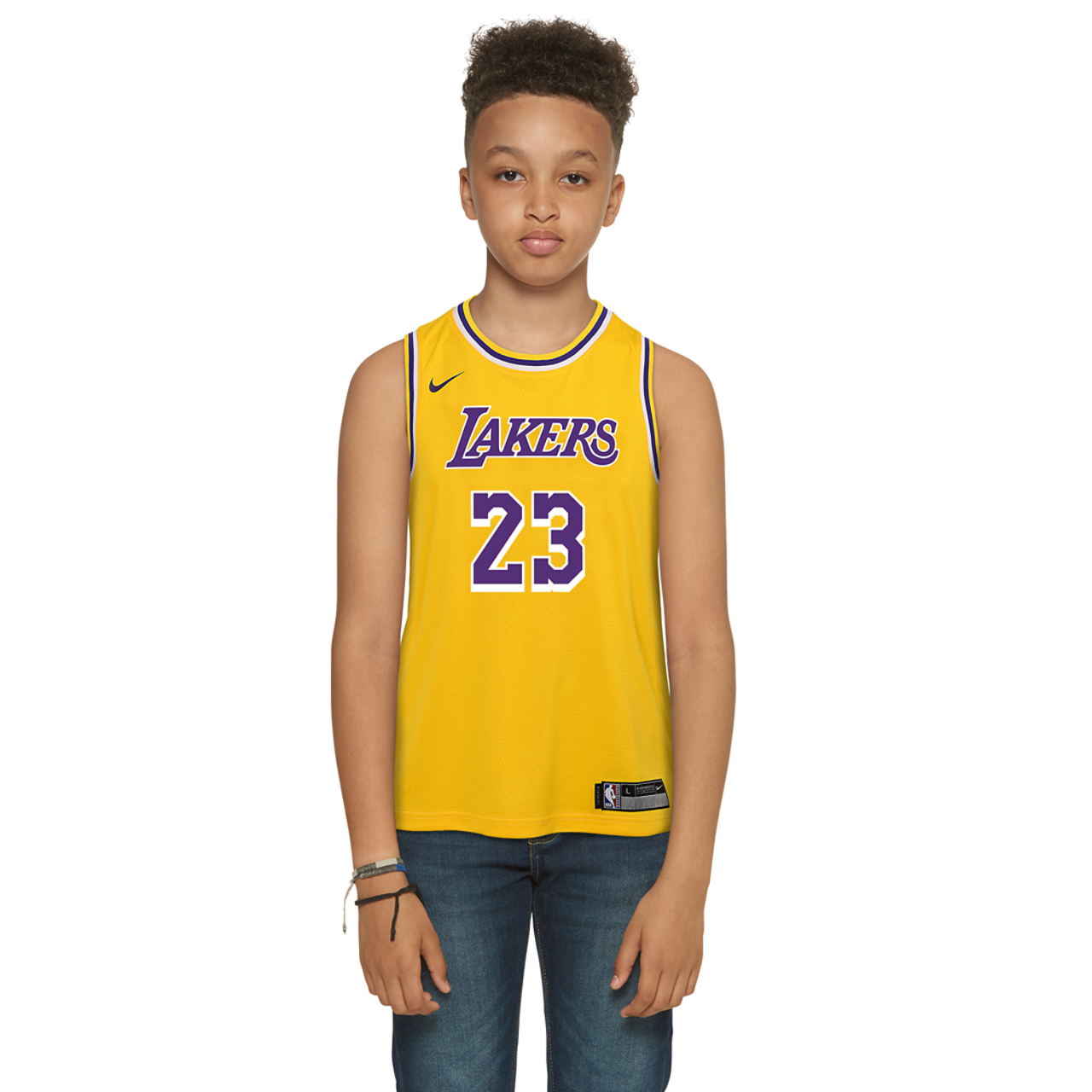 Nike Lakers Swingman Jersey Image 4 of 4. Tap to open photo gallery.