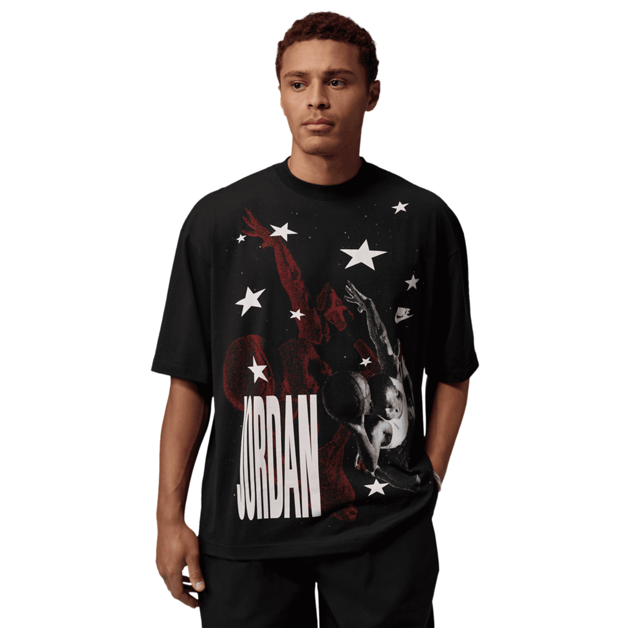 Jordan 96 Oversized AJ 4 T-Shirt Image 1 of 6. Tap to open photo gallery.