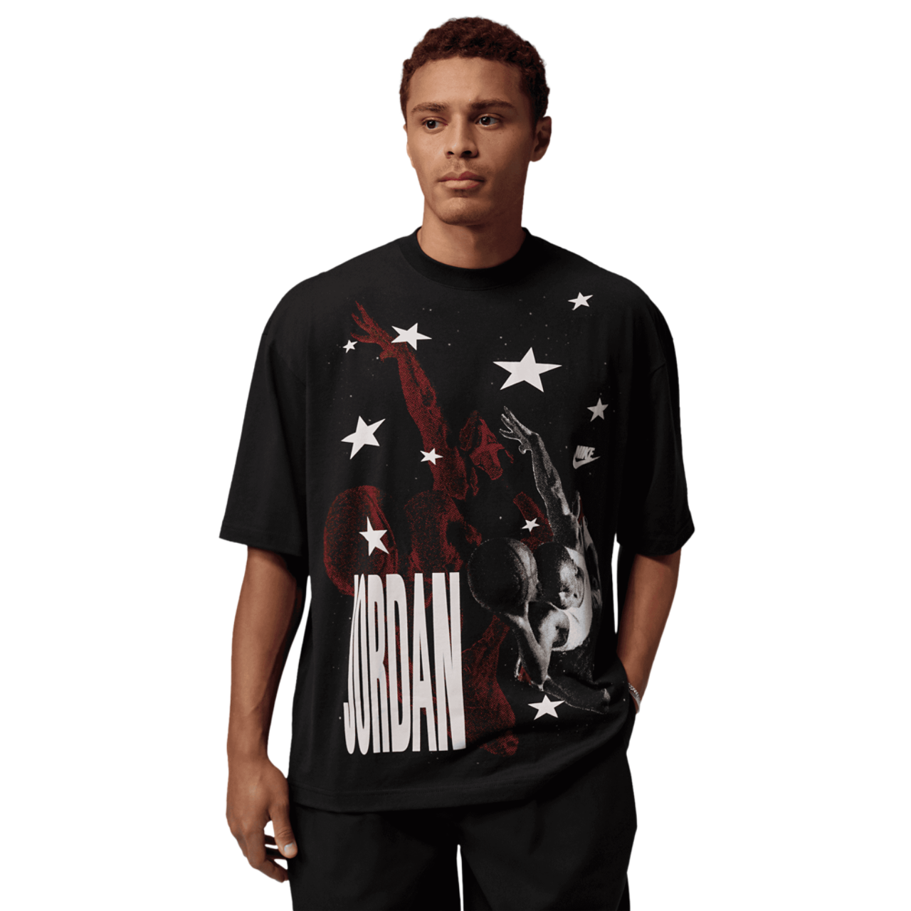 Jordan 96 Oversized AJ 4 T-Shirt Image 1 of 6. Tap to open photo gallery.