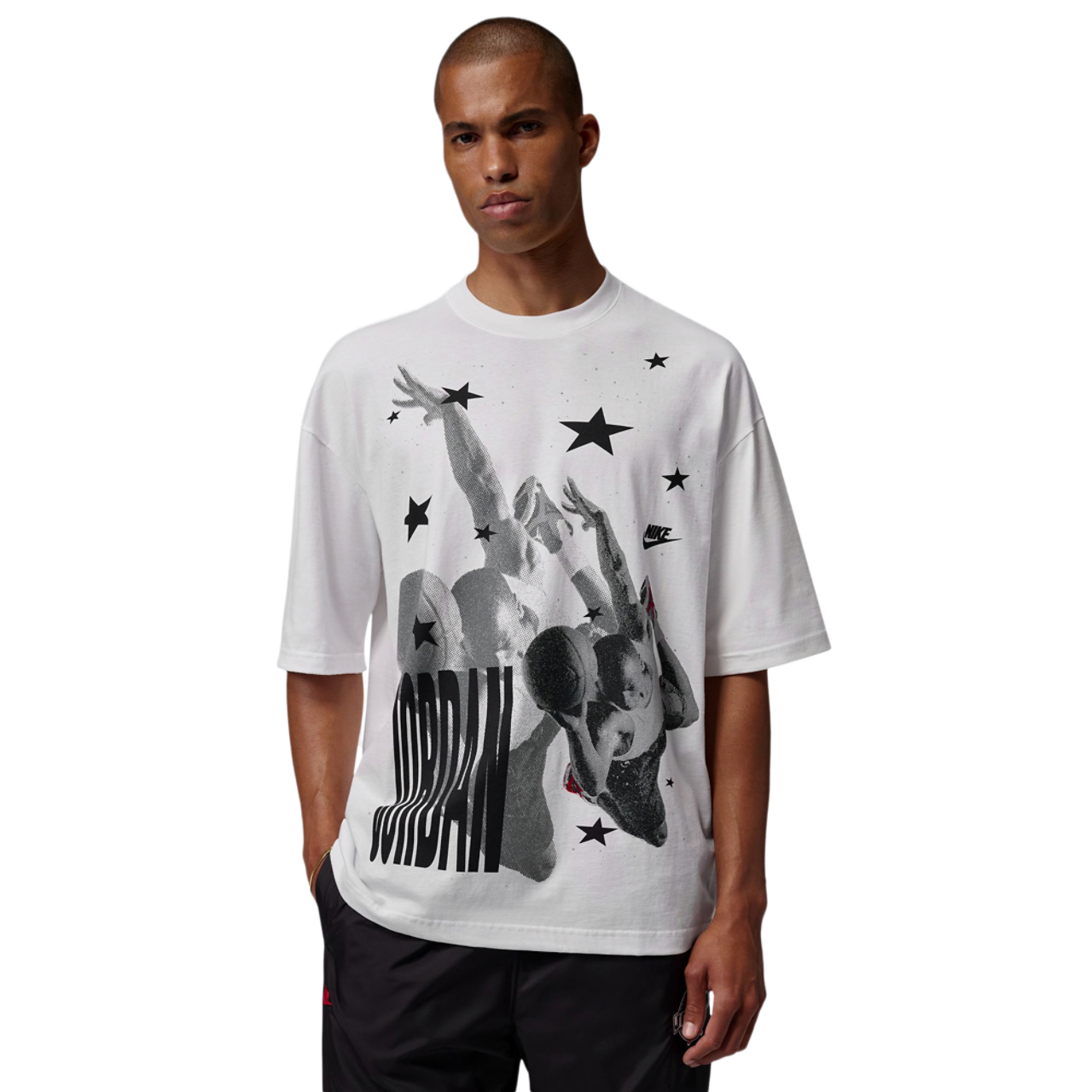 Jordan 96 Oversized AJ 4 T-Shirt Image 1 of 4. Tap to open photo gallery.