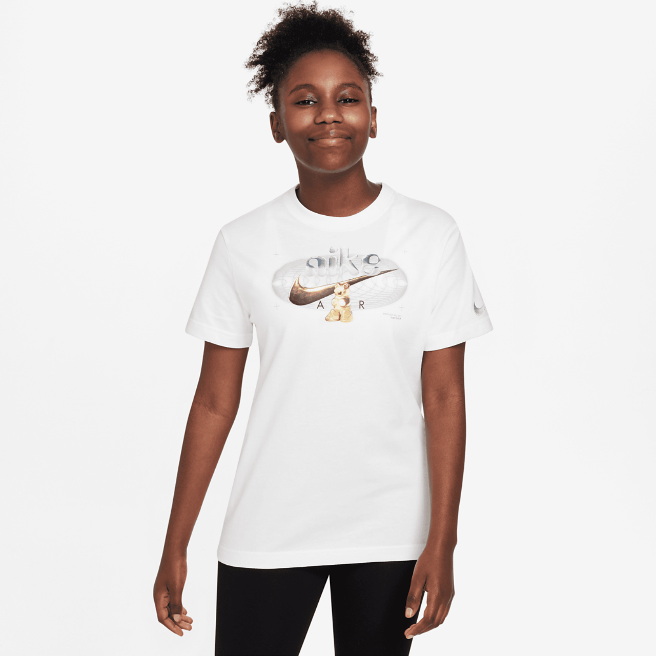 Nike NSW BF Air Bear T-Shirt Image 1 of 3. Tap to open photo gallery.