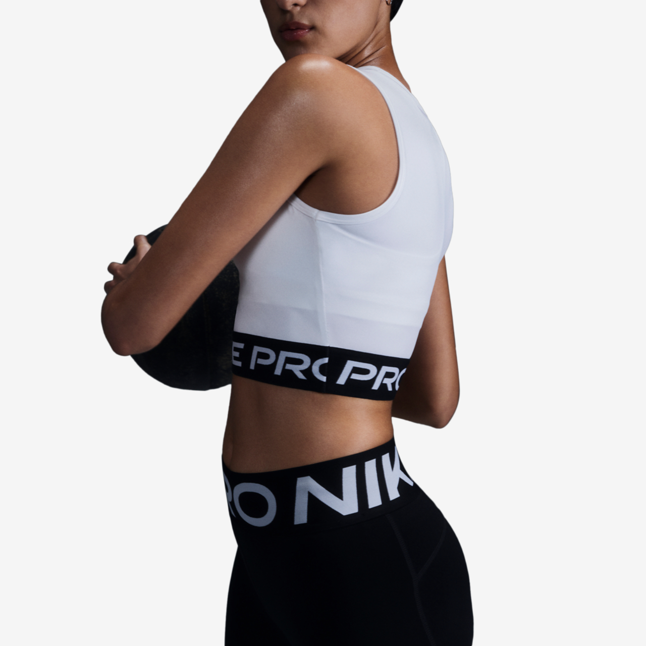 Nike Pro Dri-FIT 365 Crop Tank Image 2 of 6. Tap to open photo gallery.