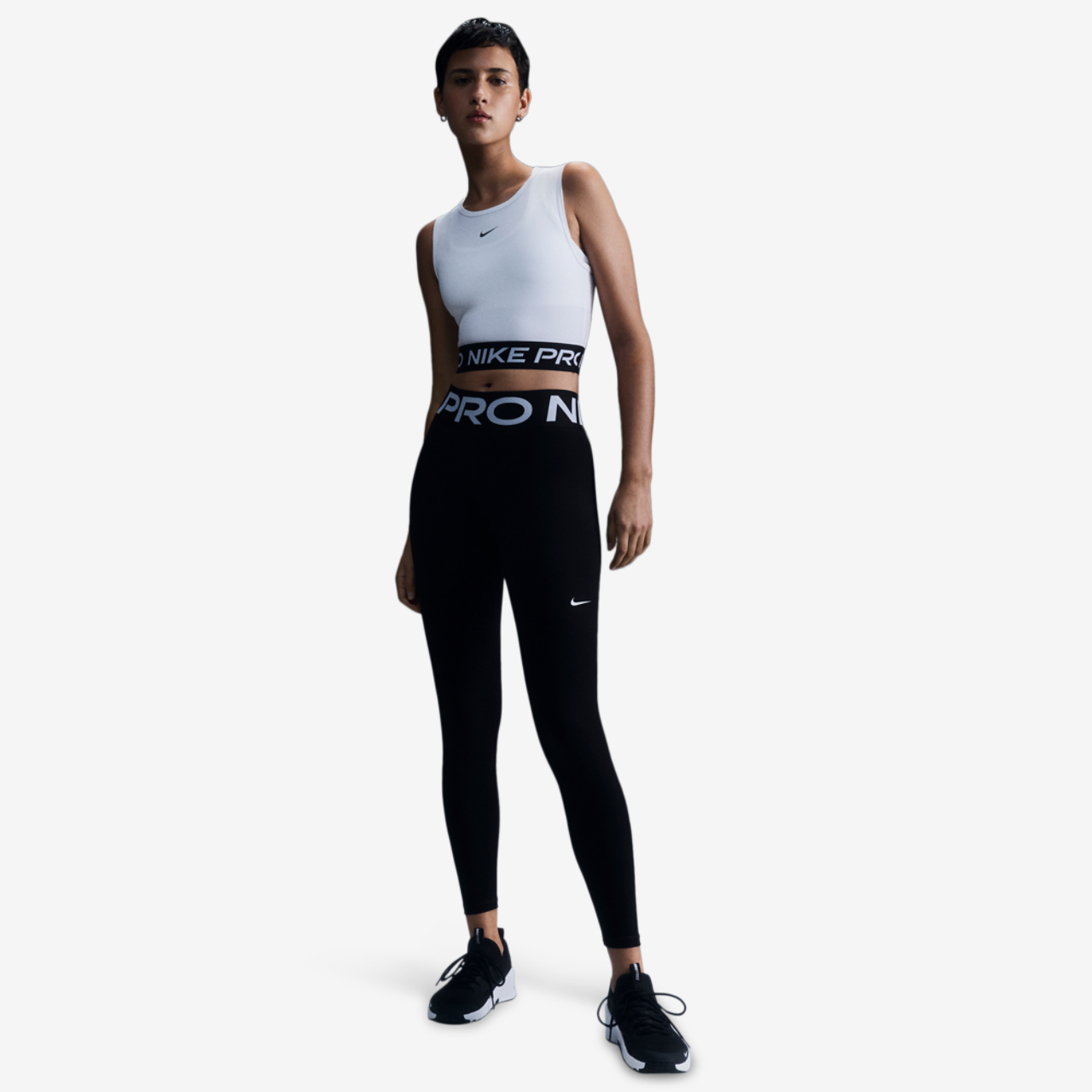 Nike Pro Dri-FIT 365 Crop Tank Image 4 of 6. Tap to open photo gallery.