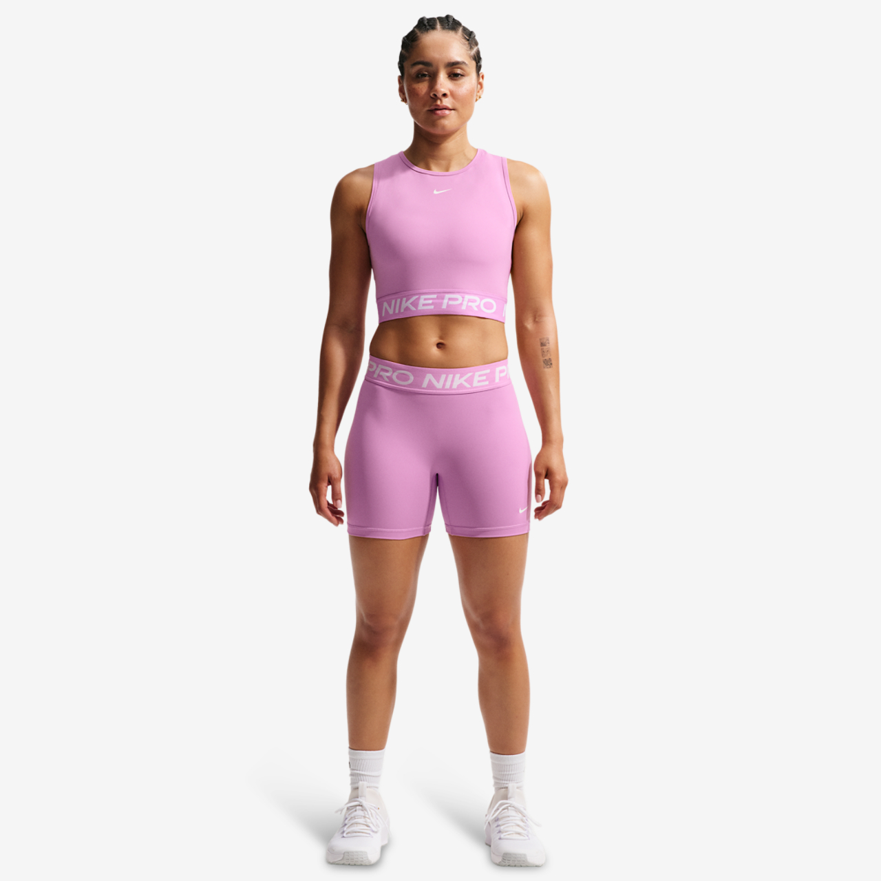 Nike Pro Dri-FIT 365 Crop Tank Image 5 of 6. Tap to open photo gallery.