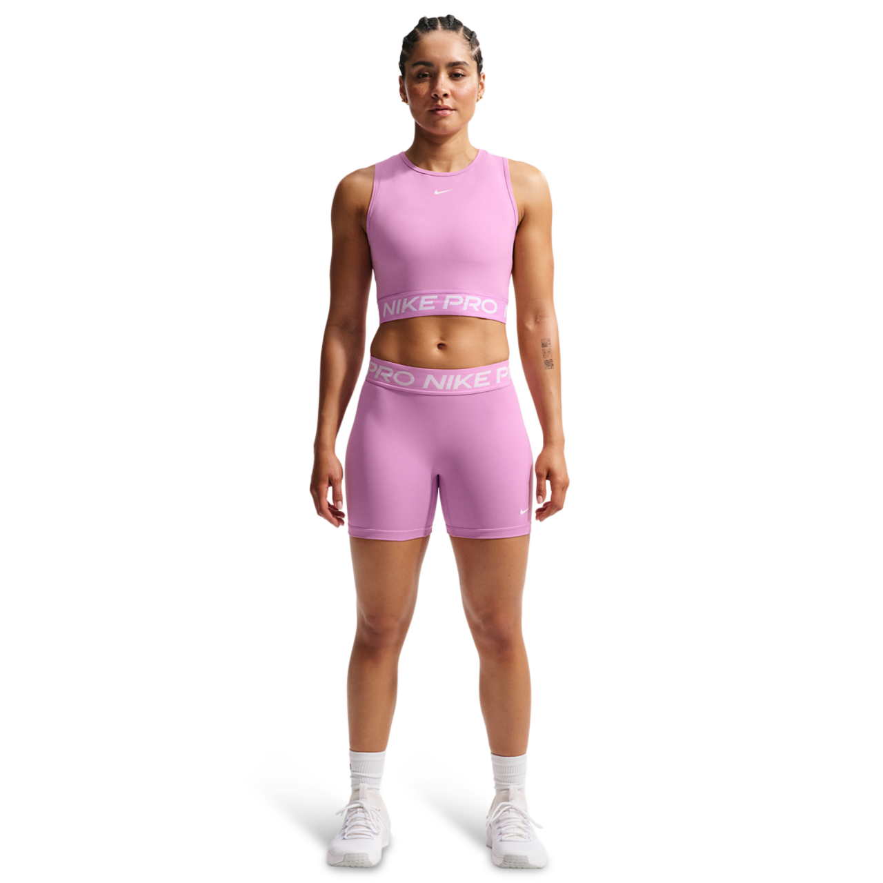 Nike Pro Dri-FIT 365 Crop Tank Image 5 of 6. Tap to open photo gallery.