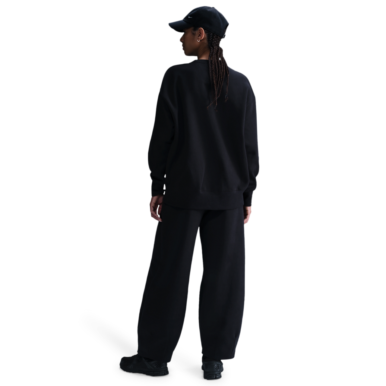 Nike NSW Phoenix Fleece OS Long Crew Image 4 of 4. Tap to open photo gallery.
