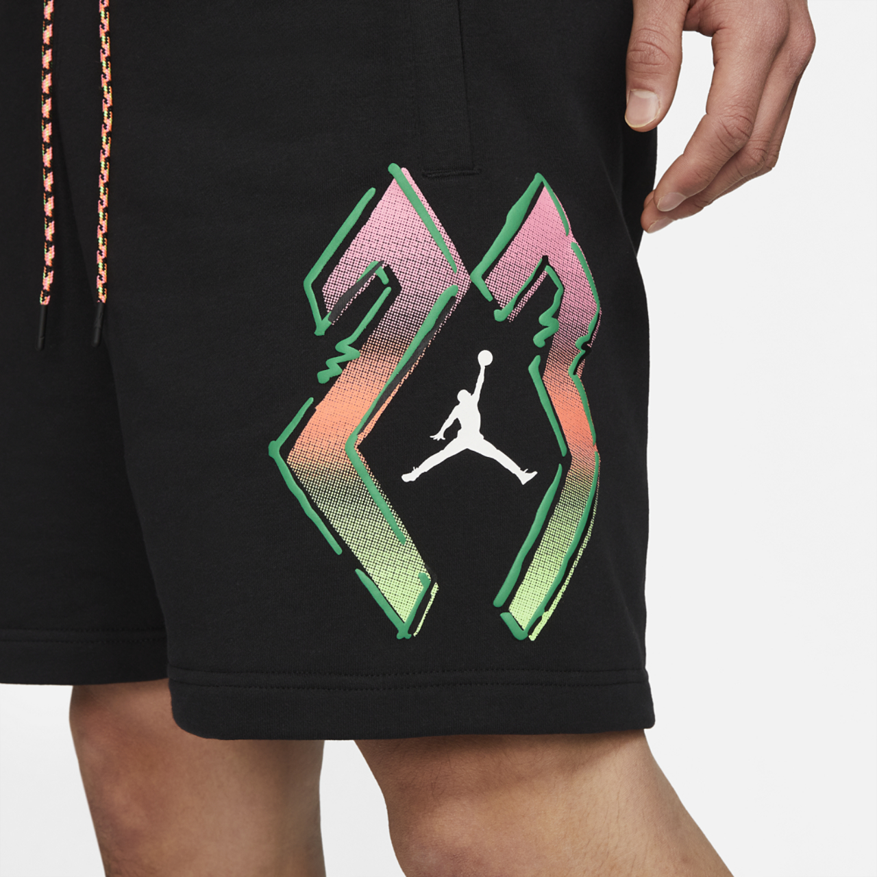Jordan Sport DNA HBR Fleece Short Image 4 of 5. Tap to open photo gallery.