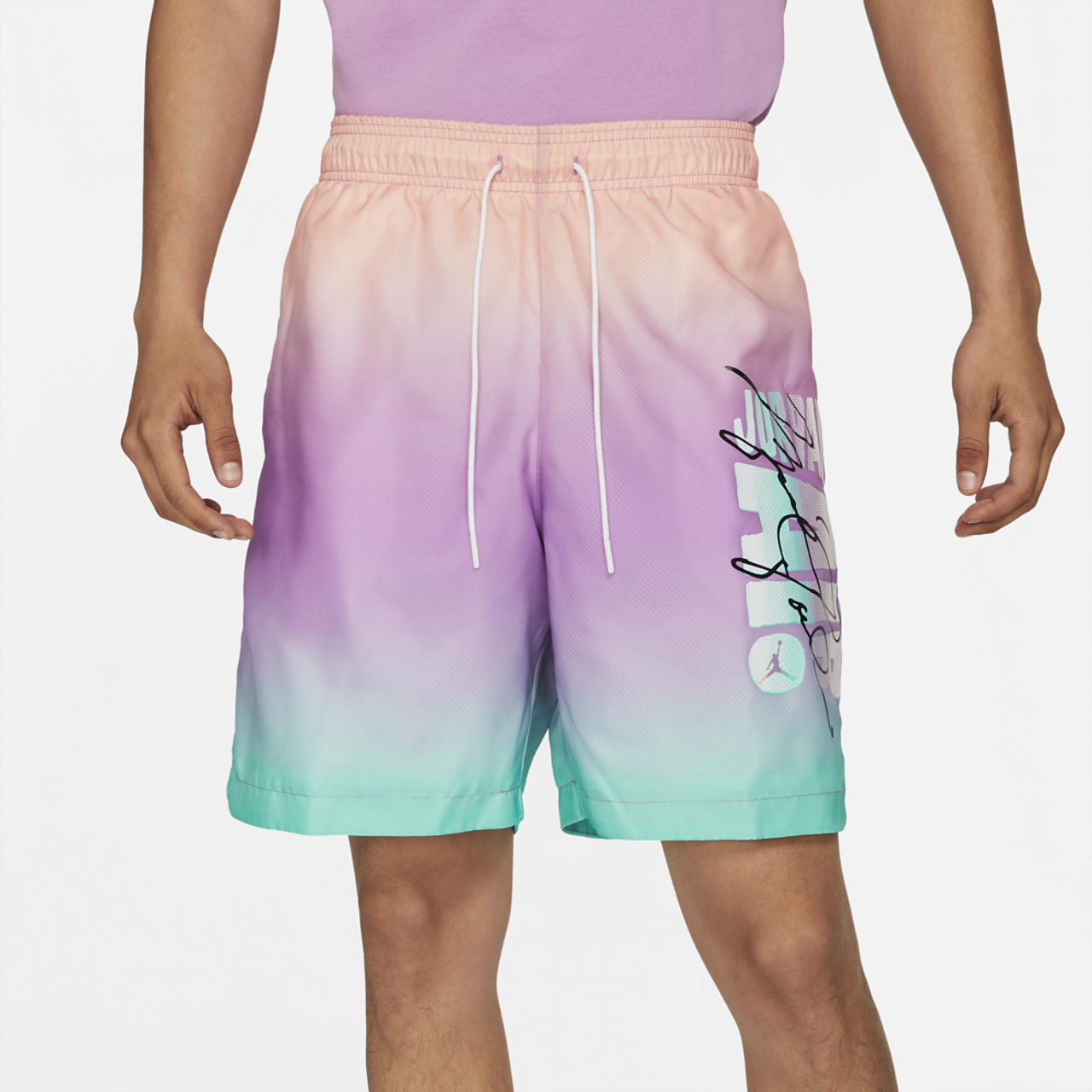 Jordan Sport DNA HBR Pool Shorts Image 1 of 5. Tap to open photo gallery.