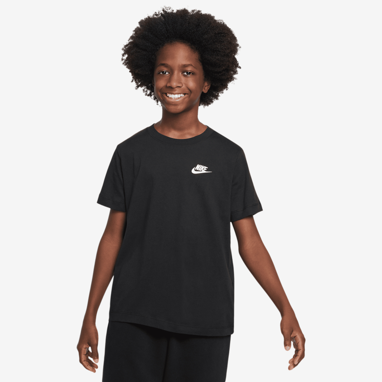 Nike NSW EMB Futura T-Shirt Image 1 of 7. Tap to open photo gallery.