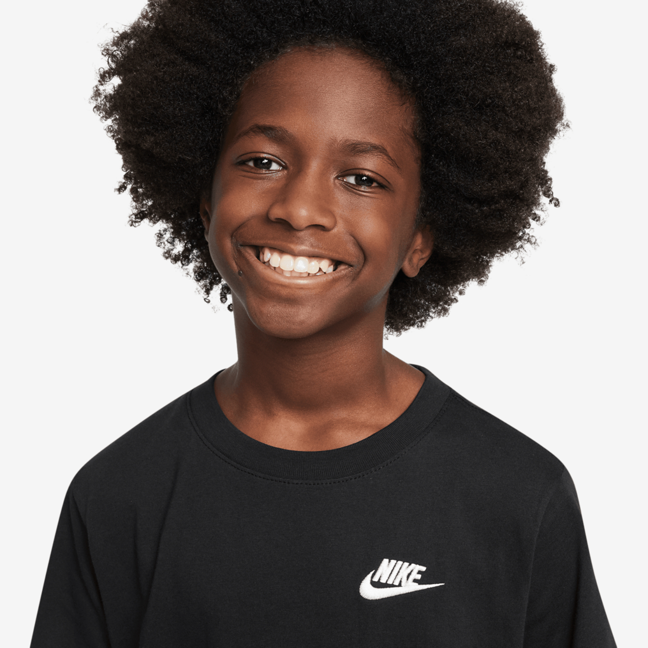 Nike NSW EMB Futura T-Shirt Image 3 of 7. Tap to open photo gallery.