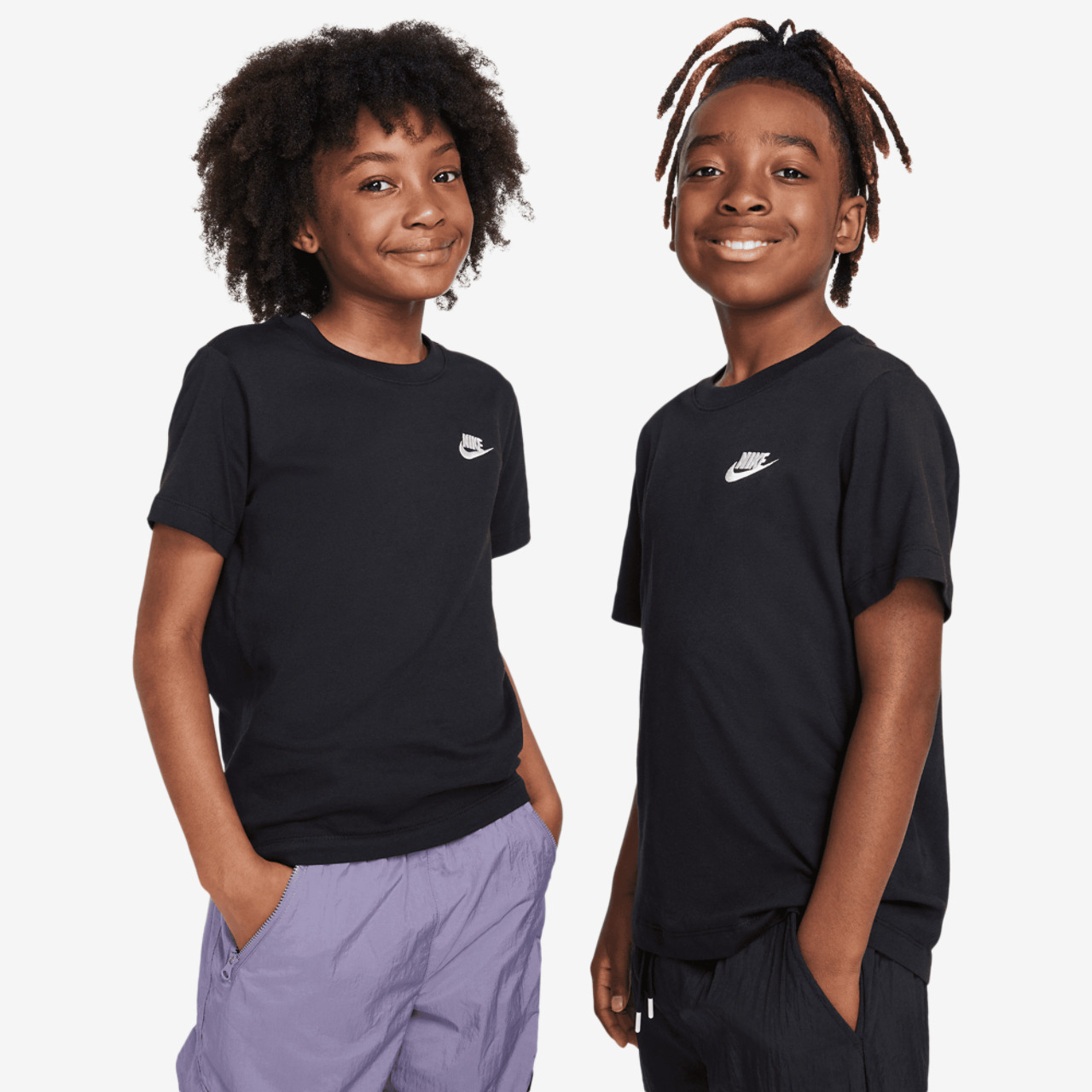 Nike NSW EMB Futura T-Shirt Image 4 of 7. Tap to open photo gallery.