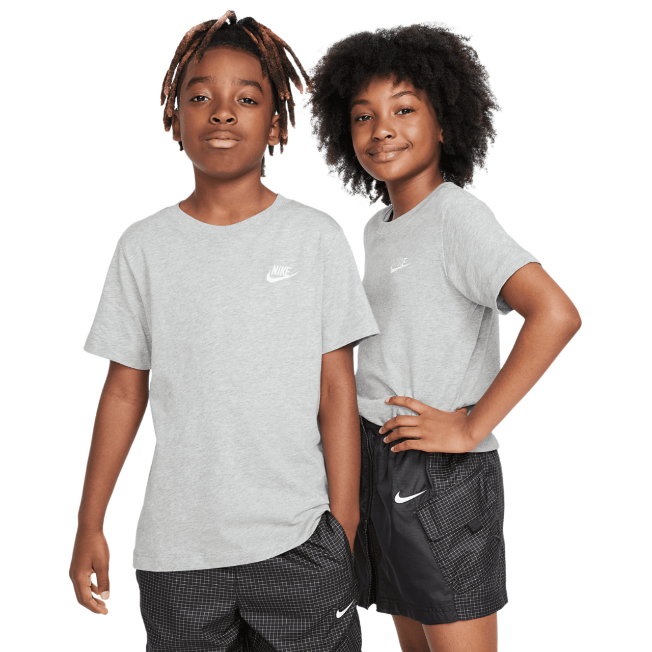Nike NSW EMB Futura T-Shirt Image 1 of 4. Tap to open photo gallery.
