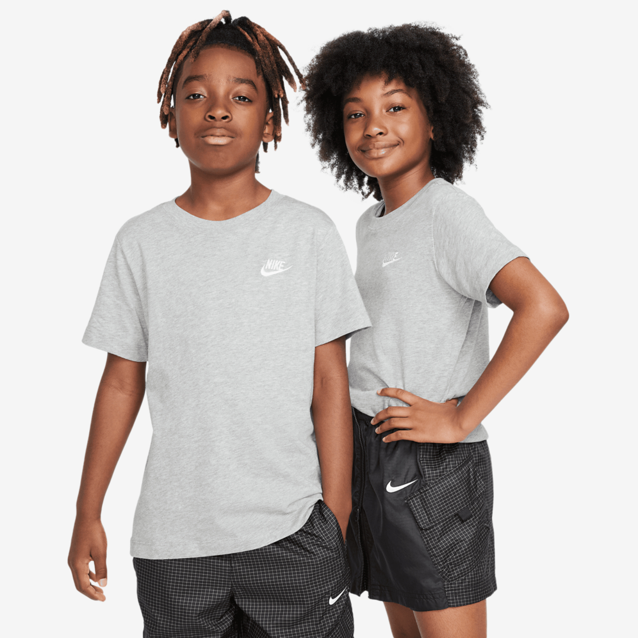 Nike NSW EMB Futura T-Shirt Image 1 of 4. Tap to open photo gallery.