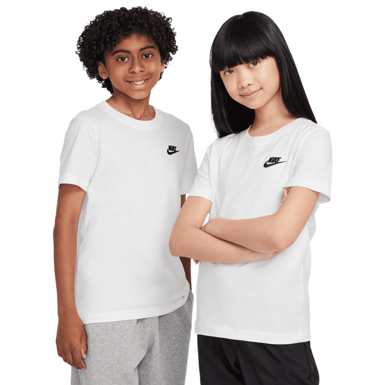Nike NSW EMB Futura T-Shirt Image 1 of 6. Tap to open photo gallery.
