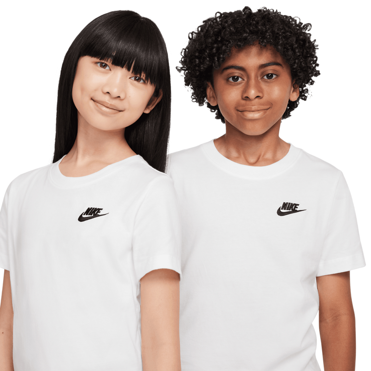Nike NSW EMB Futura T-Shirt Image 3 of 6. Tap to open photo gallery.