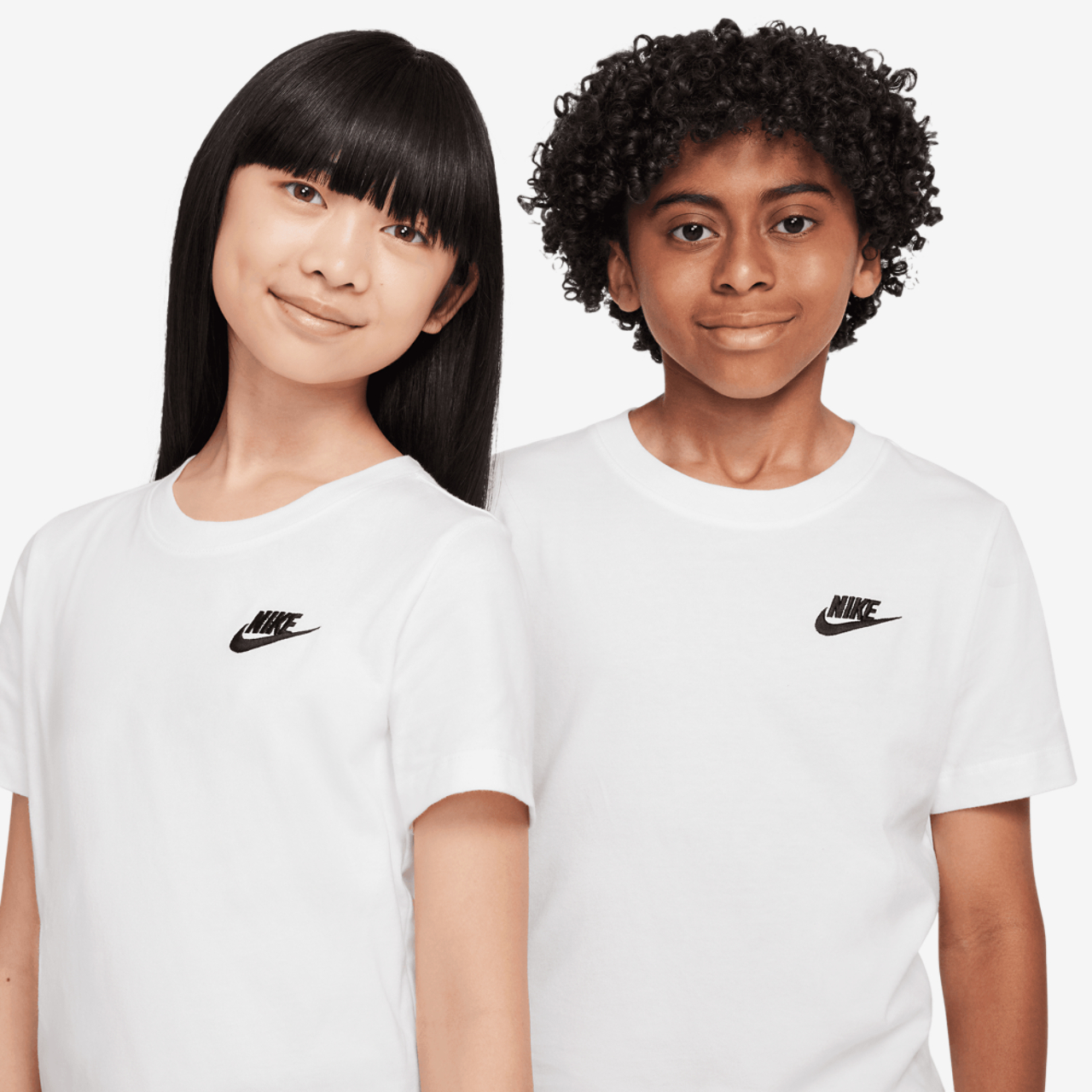 Nike NSW EMB Futura T-Shirt Image 3 of 6. Tap to open photo gallery.