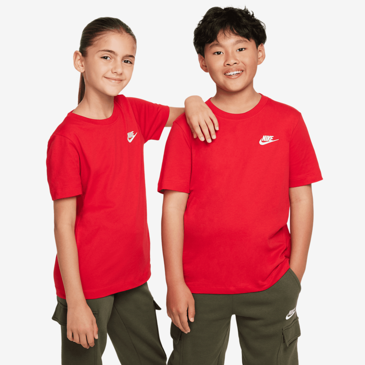 Nike NSW EMB Futura T-Shirt Image 1 of 6. Tap to open photo gallery.
