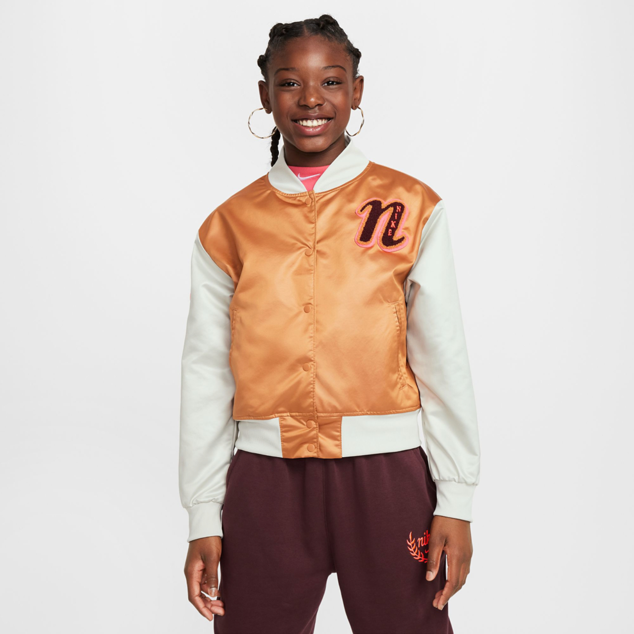 Nike NSW Varsity Star Jacket Image 1 of 3. Tap to open photo gallery.