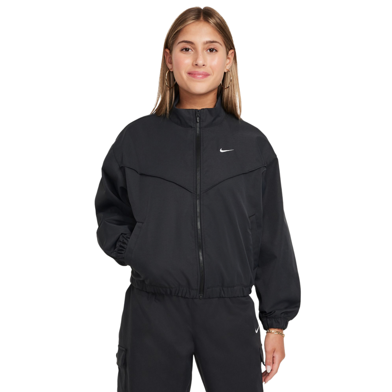 Nike NSW Lightweight Oversized Jacket Image 1 of 3. Tap to open photo gallery.