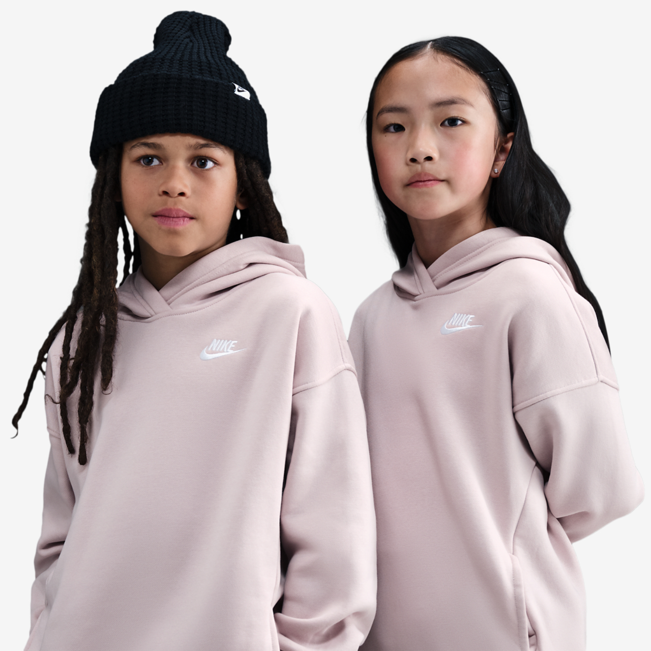 Nike NSW Club Fleece Oversized PO Hoodie Image 1 of 7. Tap to open photo gallery.