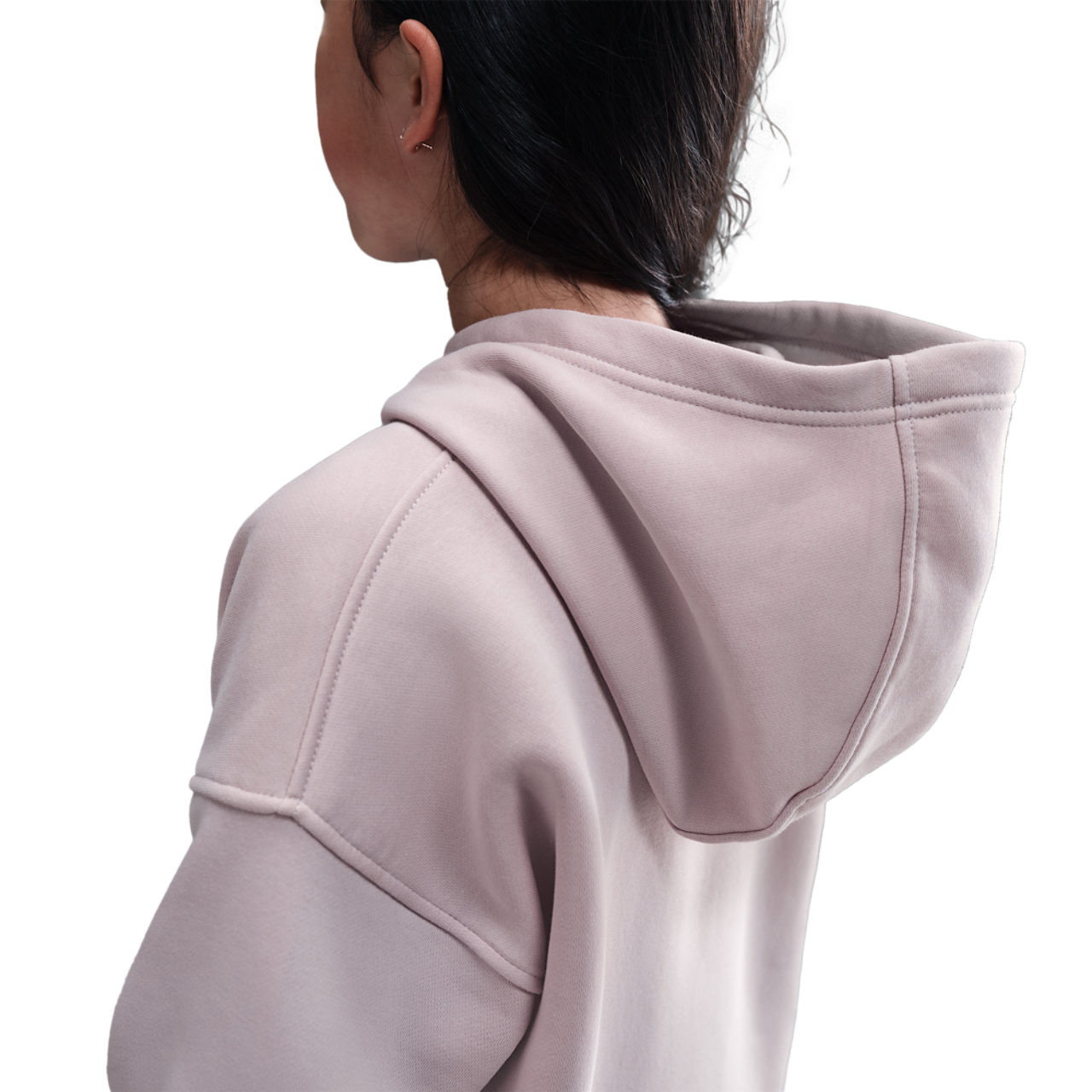 Nike NSW Club Fleece Oversized PO Hoodie Image 4 of 7. Tap to open photo gallery.