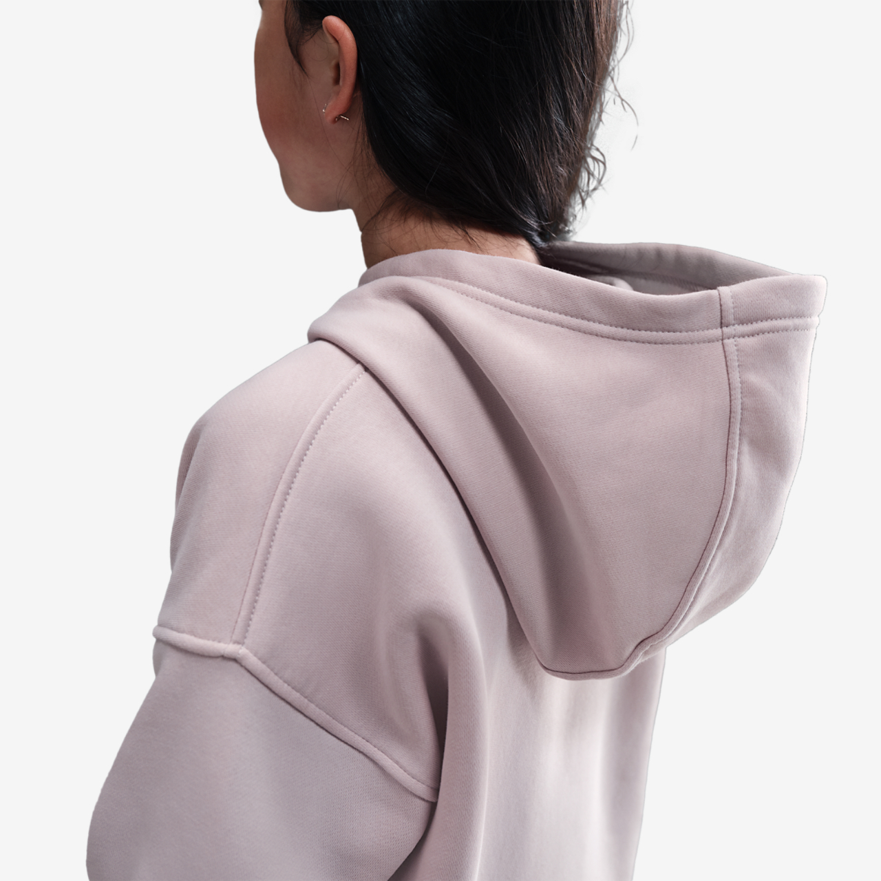 Nike NSW Club Fleece Oversized PO Hoodie Image 4 of 7. Tap to open photo gallery.