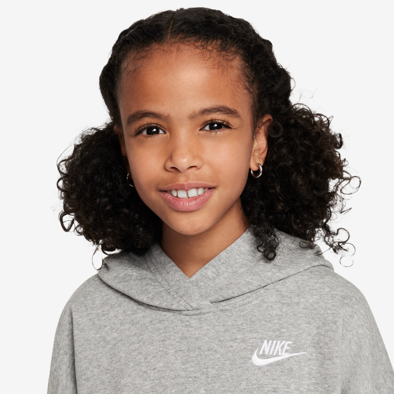 Nike NSW Club Fleece Oversized PO Hoodie Image 3 of 6. Tap to open photo gallery.