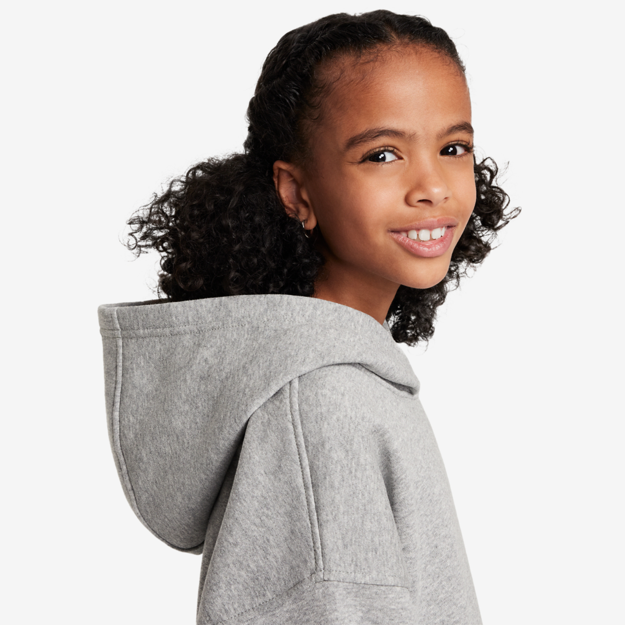 Nike NSW Club Fleece Oversized PO Hoodie Image 5 of 6. Tap to open photo gallery.