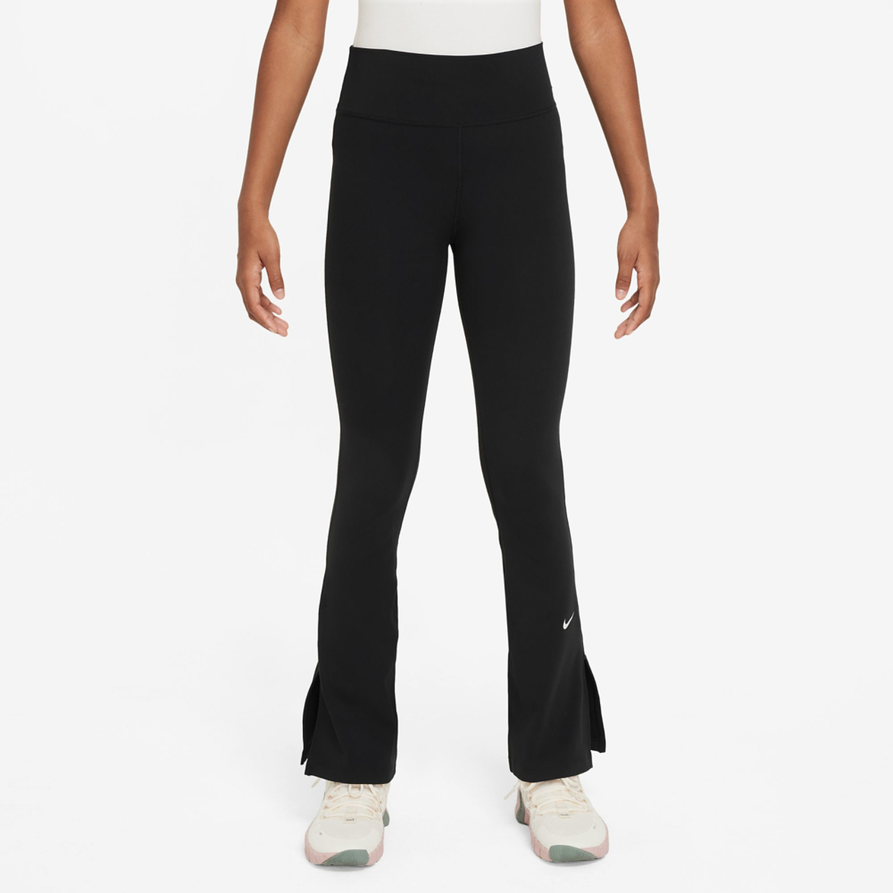 Nike Dri-FIT One Tights Flare Image 2 of 3. Tap to open photo gallery.