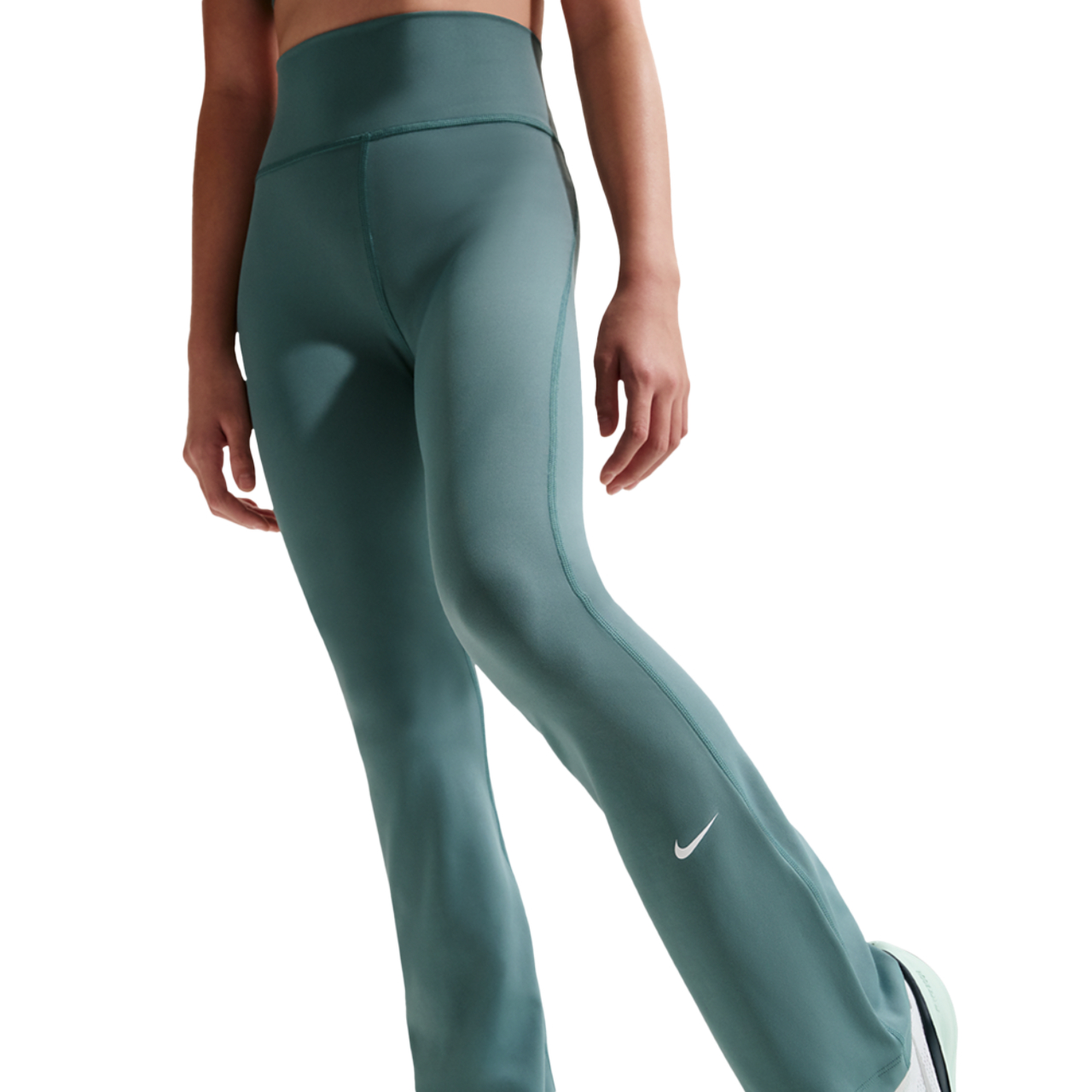 Nike Dri-FIT One Tights Flare Image 1 of 4. Tap to open photo gallery.