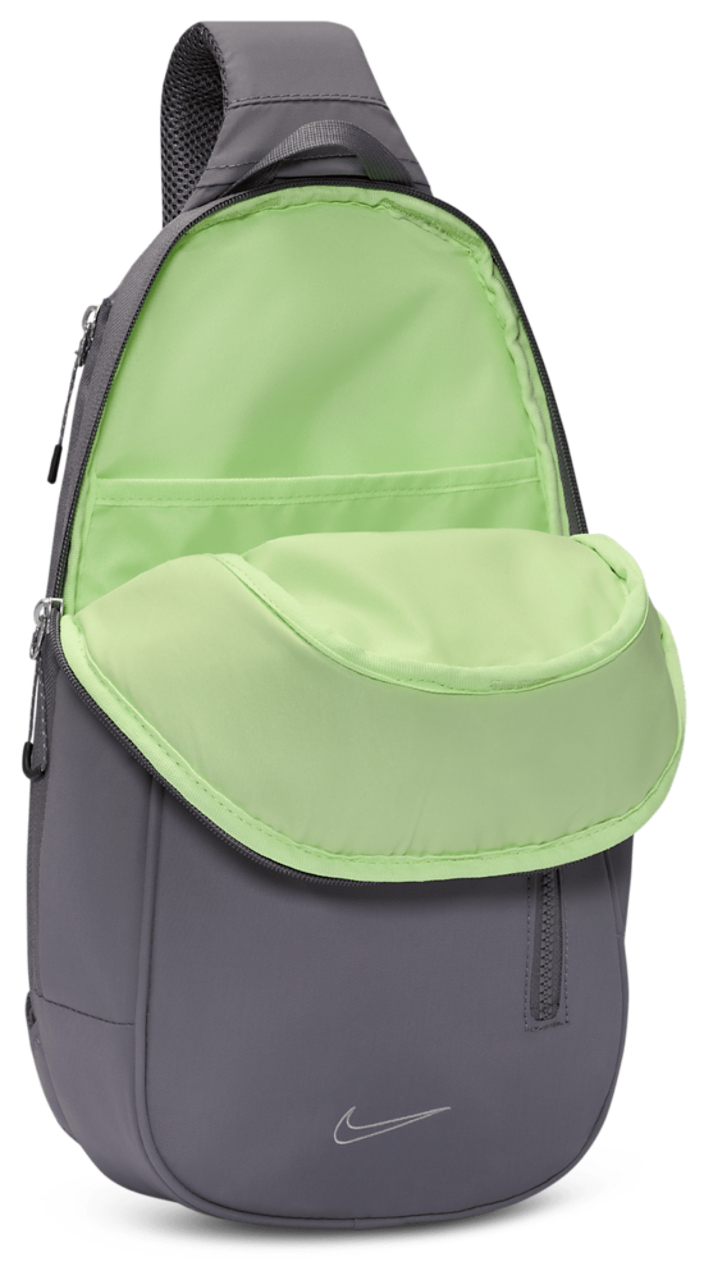 Nike gray × neon green sling bag Nike NSW Commute Sling Bag - Adult | Foot Locker