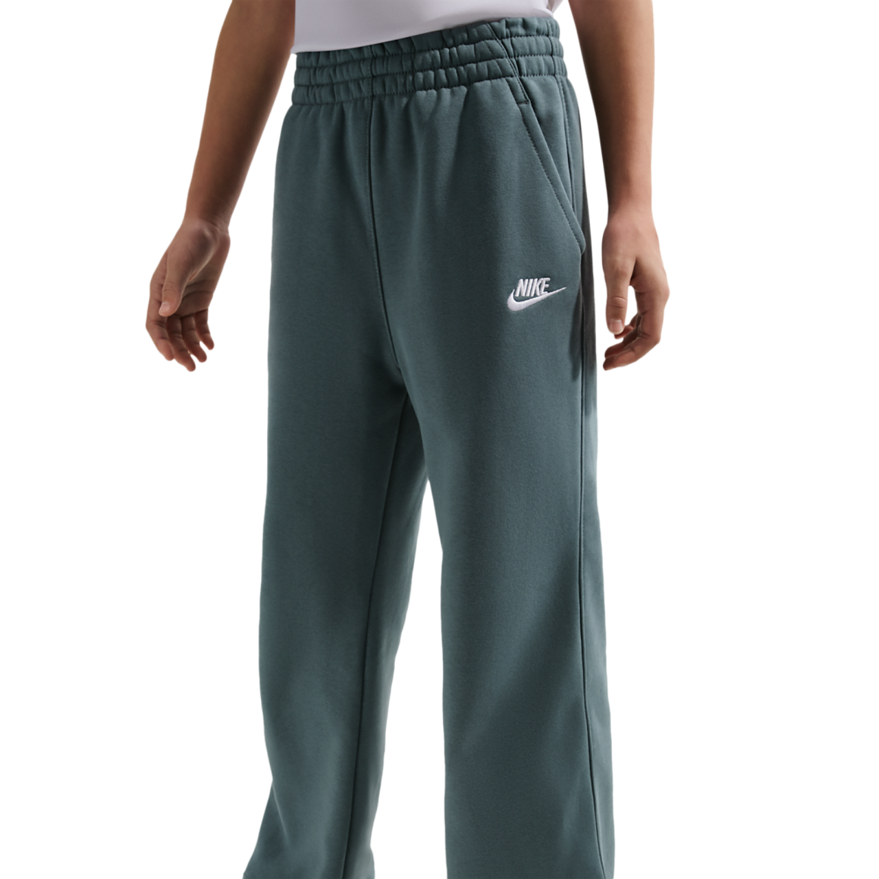 Nike NSW Club Fleece WL Pants Image 1 of 5. Tap to open photo gallery.