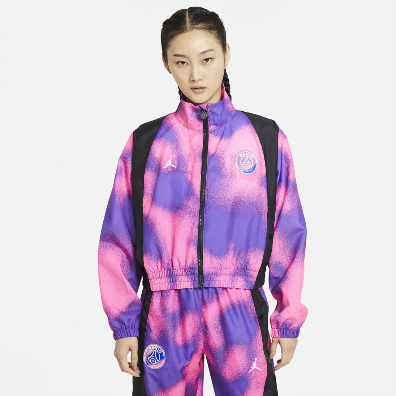 Jordan PSG Tie-Dye Jacket Image 1 of 6. Tap to open photo gallery.